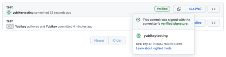 Verified for git commits.