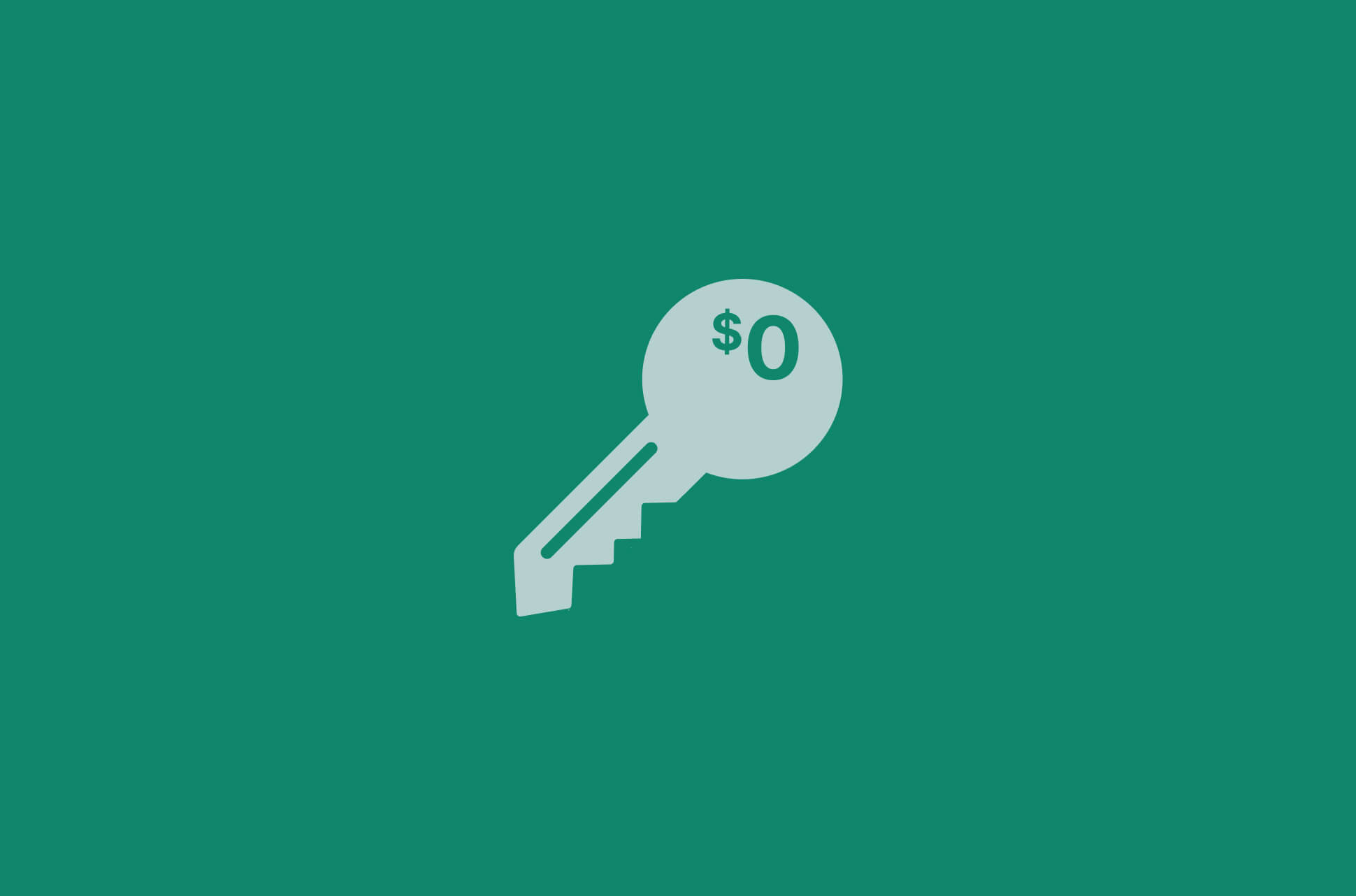 Key with $0.