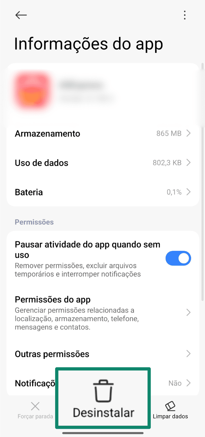 Tap Uninstall Pt